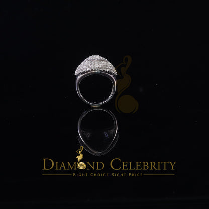 DiamondCelebritees 925 Sterling White Silver With Cubic Zirconia 1.67 ct Cocktail Ring Size 7.5