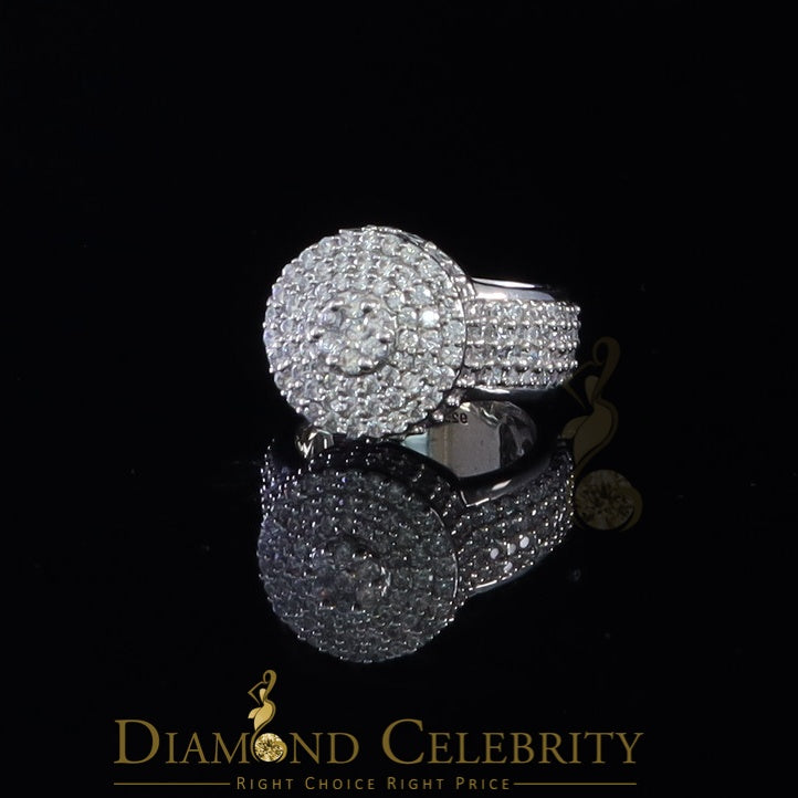 DiamondCelebritees 925 Sterling Silver 9.00ct White Cubic Zirconia Womens Engagement Ring Size 9