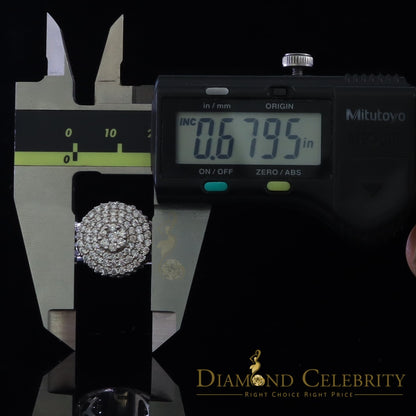 DiamondCelebritees 925 Sterling Silver 9.00ct White Cubic Zirconia Womens Engagement Ring Size 9