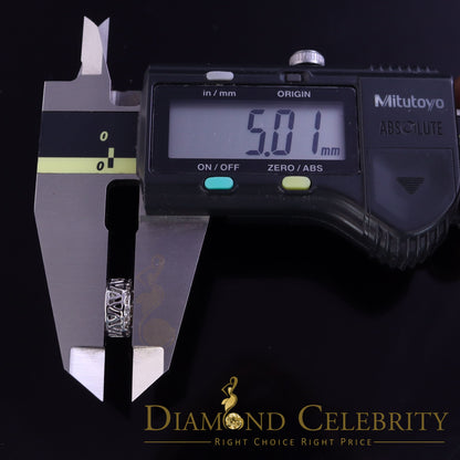 DiamondCelebritees 10K Real Yellow Gold Real Diamond 0.60CT Men's/Women's Stud Round Earring