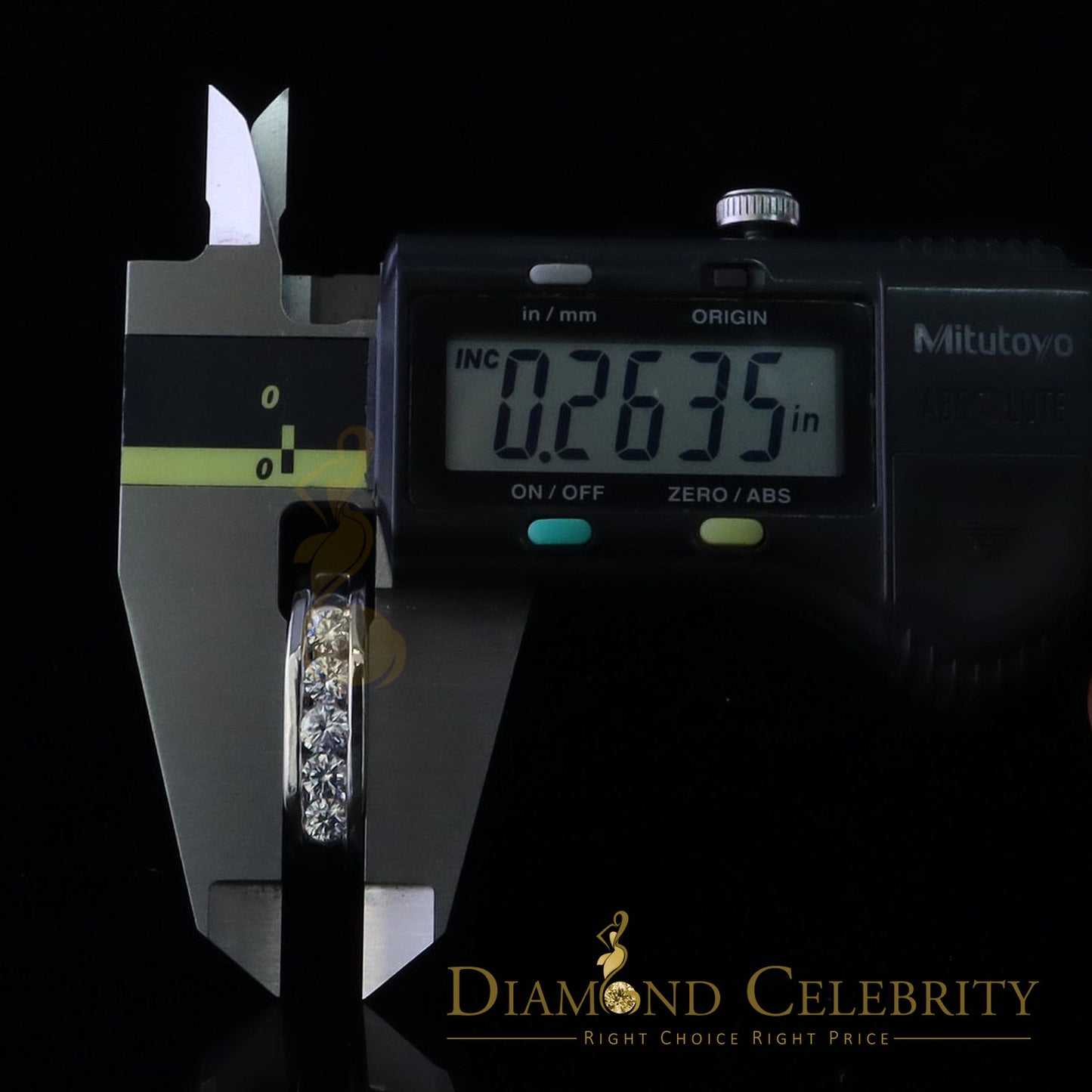 DiamondCelebritees  Sterling Silver 925 White 1.0ct Cubic Zirconia Men's Ring Size 11