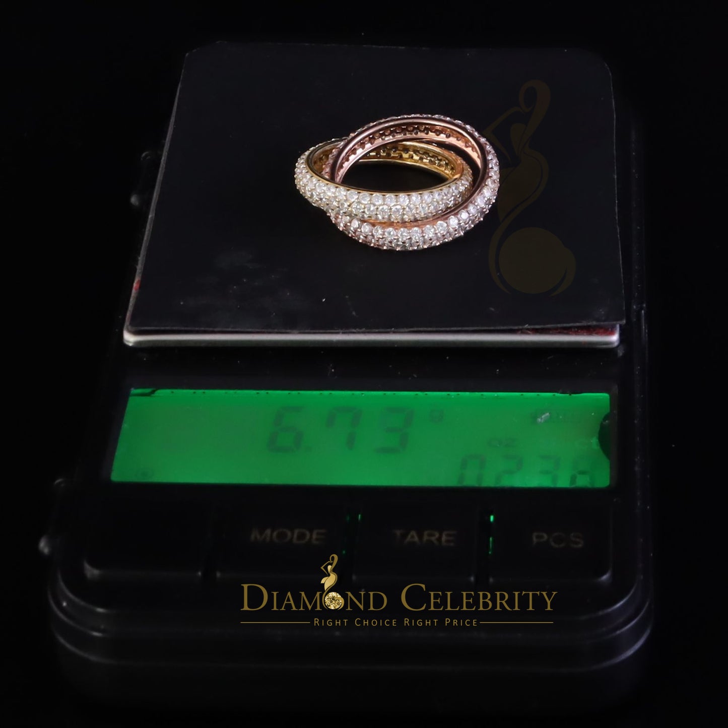 DiamondCelebritees 925 Silver White Round Brilliant Cubic Zirconia With Womens Emerald Ring Size 6