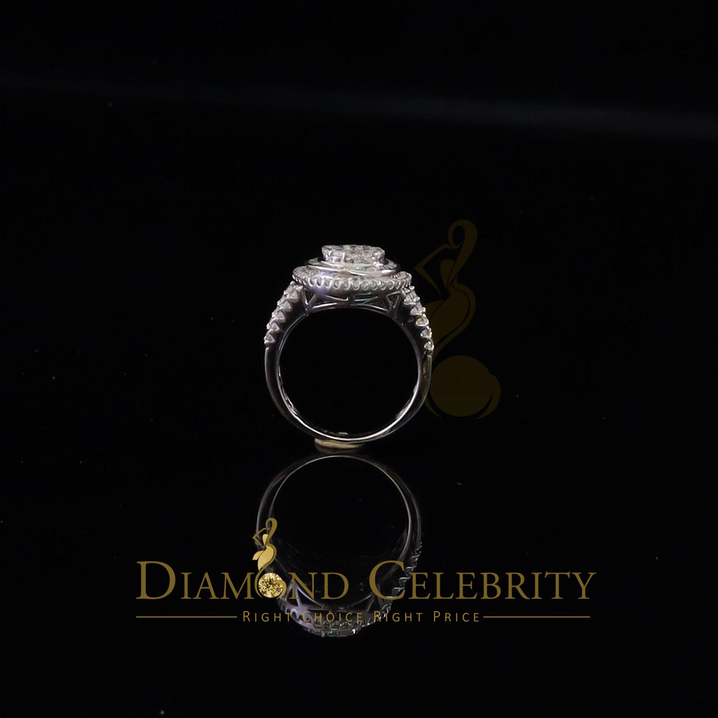 DiamondCelebritees 925 Sterling silver White Cubic Zirconia 5.0ct Oval Womens Engagement Ring SZ 8