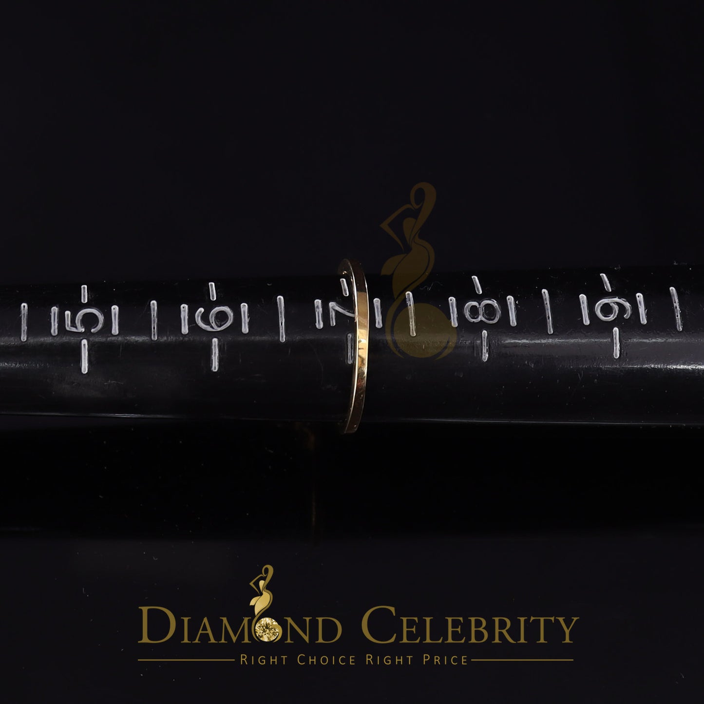DiamondCelebritees 0.30ct Cubic Zirconia Yellow 925 Sterling Silver Saints Womens Gifts Ring Size 7