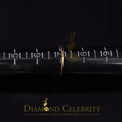 DiamondCelebritees 0.30ct Cubic Zirconia Yellow 925 Sterling Silver Saints Womens Gifts Ring Size 7