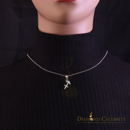 DiamondCelebritees 0.34ct Cubic Zirconia White Silver SAGITTARIUS-DECEMBER Pendant Men's & Women's