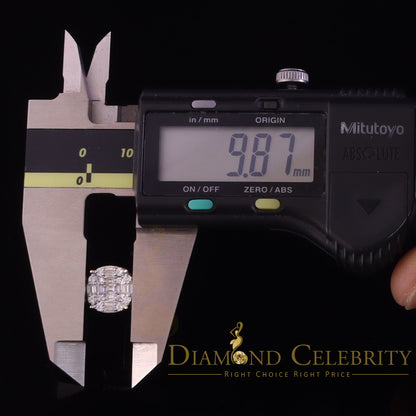 DiamondCelebritees Bugget Earrings 10k Real Yellow Gold 1.50ct Vvs 'D' Color Genuine Moissanite