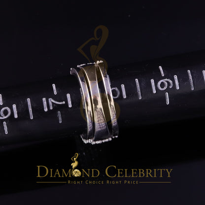 DiamondCelebritees 6.56ct Cubic Zirconia White 925 Silver Wedding 3PC Bridal Womens Ring Size 8