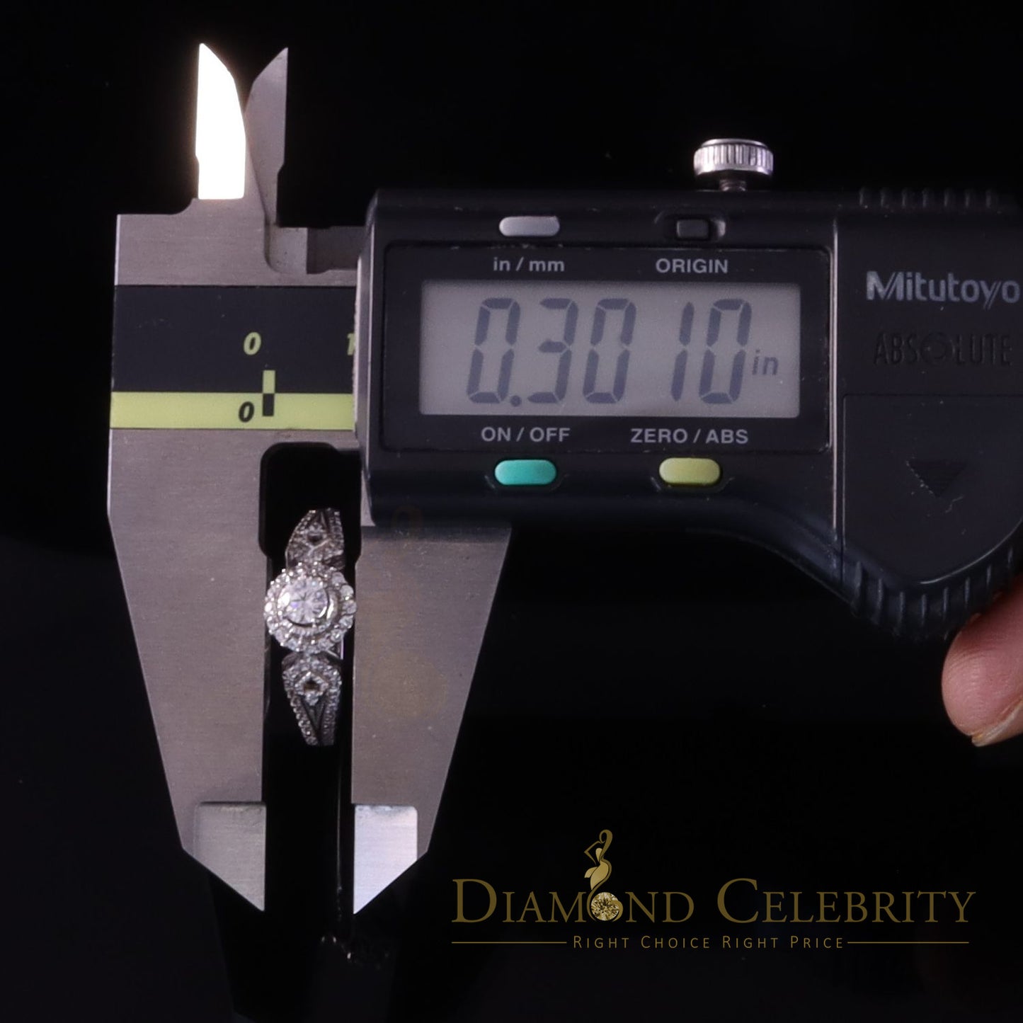 DiamondCelebritees 1.59ct Cubic Zirconia White 925 Sterling Silver Women Engagement Rings Size 7