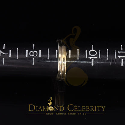 DiamondCelebritees 925 Sterling Yellow Silver Square 1.50ct Cubic Zirconia Womens Ring Size - 9