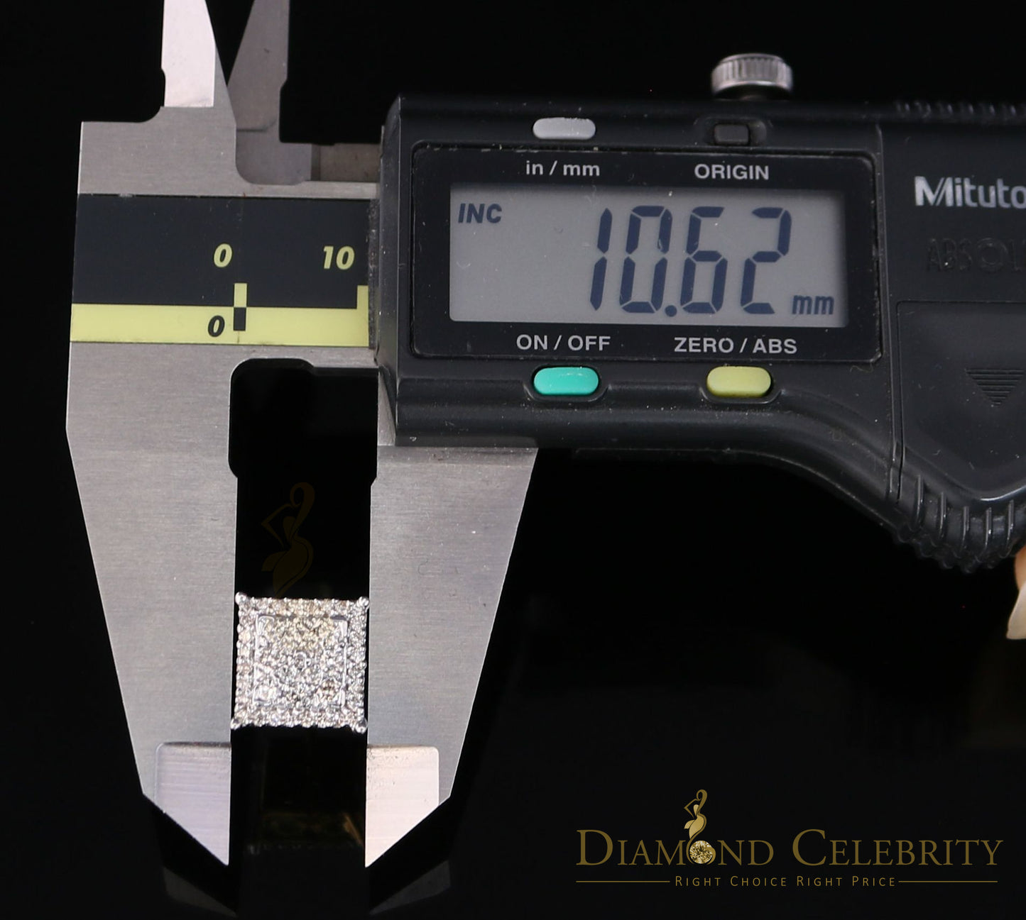 DiamondCelebritees 10K Real Yellow Gold with 1.20CT Real Diamond Men's/Women's Stud Earrings