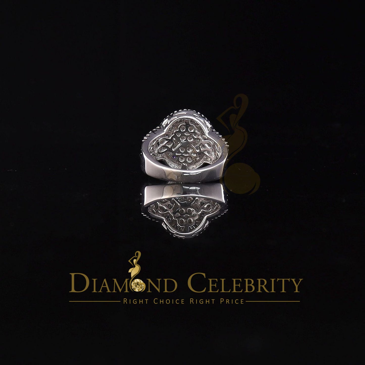 DiamondCelebritees 925 Sterling silver White Cubic Zirconia 5.0ct Oval Womens Engagement Ring SZ 8