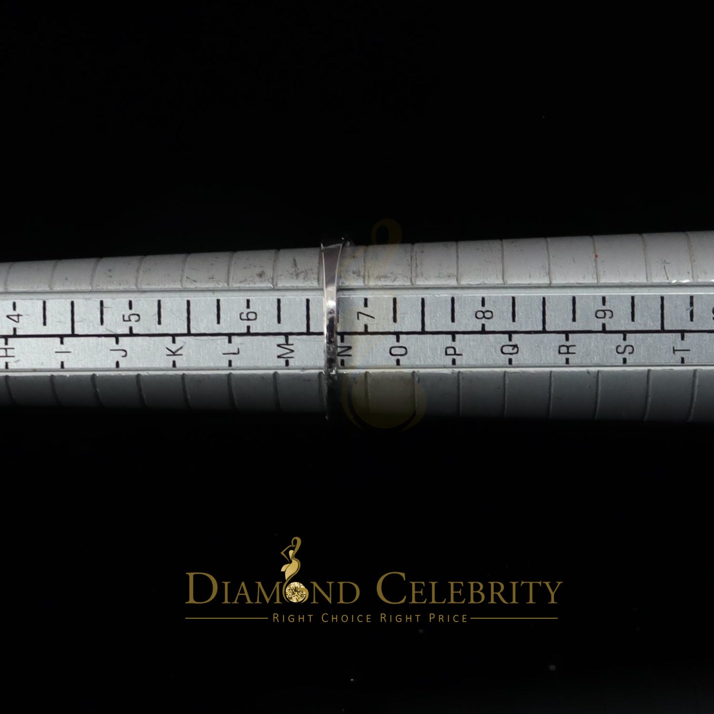 DiamondCelebritees 925 Silver White 0.75ct Square Shape Engagement CZ Women's Ring Size 7