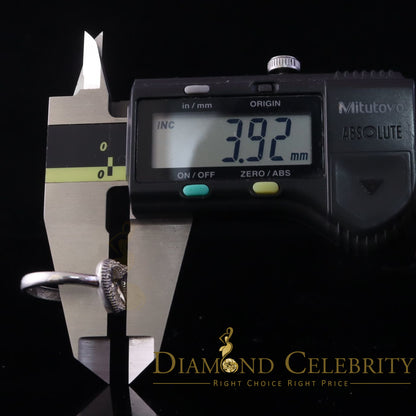 DiamondCelebritees 0.33 ct Cubic Zirconia 925 Sterling White Silver Heart Womens/Men's Ring Size 7