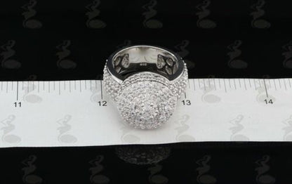 DiamondCelebritees 925 Sterling Silver 9.00ct White Cubic Zirconia Womens Engagement Ring Size 9