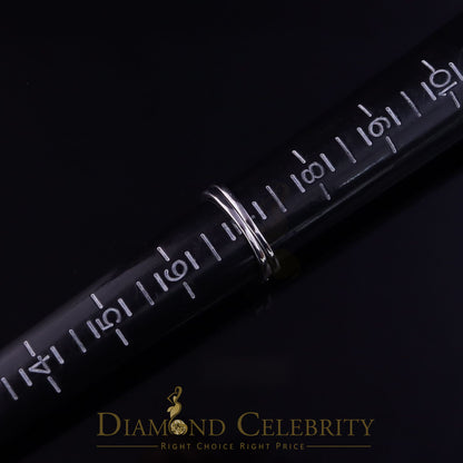 DiamondCelebritees 1.03ct Cubic Zirconia Sterling White Silver Square Bridal Womens style Ring Sz 7