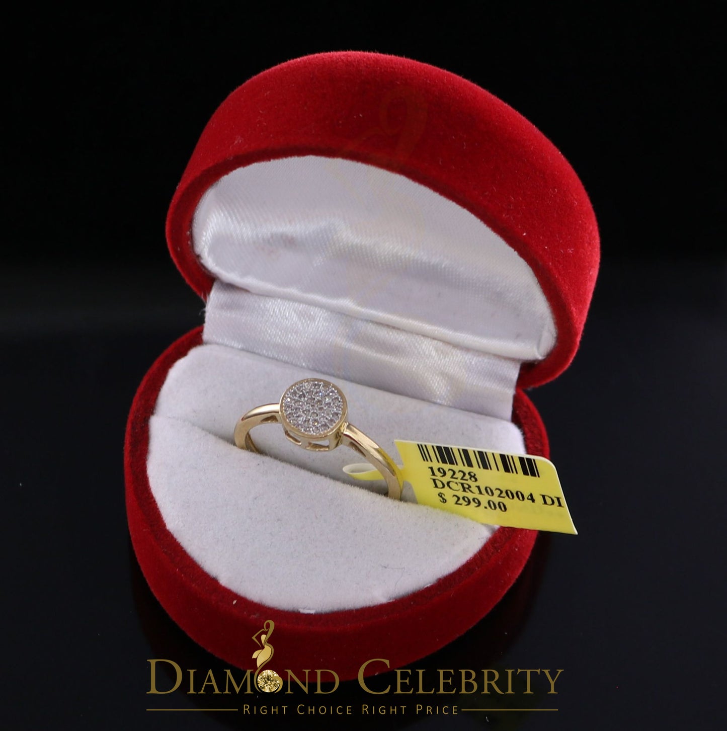 DiamondCelebritees Real Diamond 0.10CT Womens Silver Yellow Ring Engagement Size 7 Oval Shape