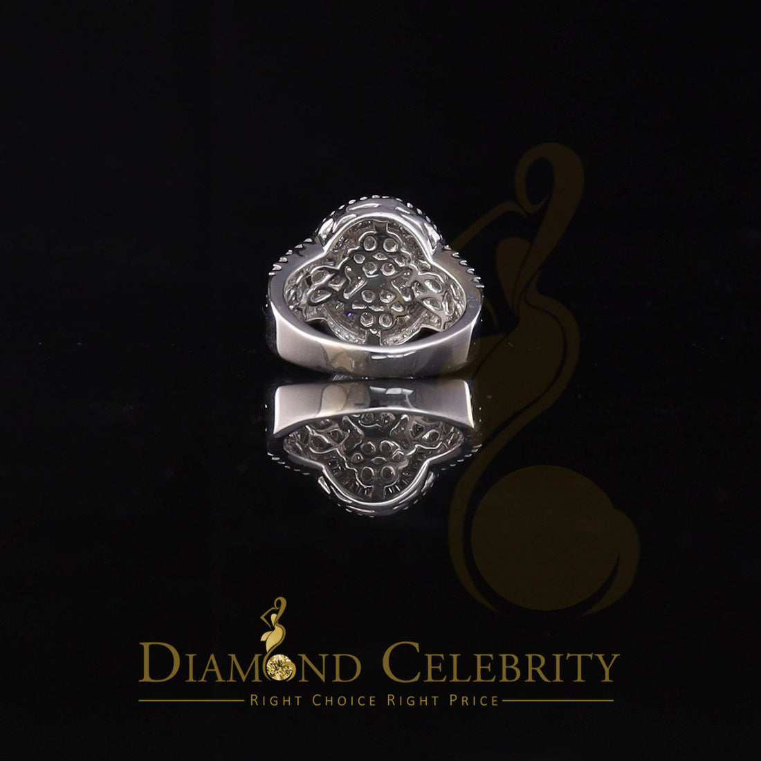 DiamondCelebritees 925 Sterling silver White Cubic Zirconia 5.0ct Oval Womens Engagement Ring SZ 8