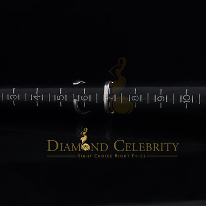 DiamondCelebritees Sterling White Silver 2.00ct Cubic Zirconia Cocktail Floral Women's Ring Size 7