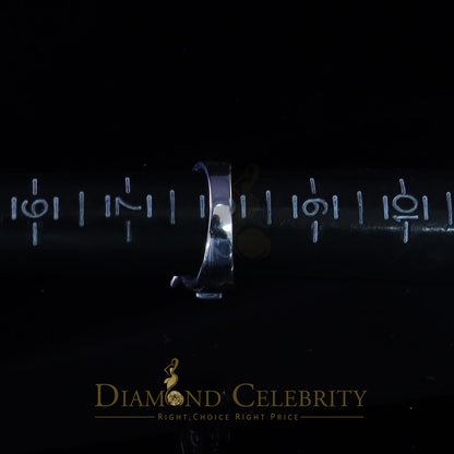 DiamondCelebritees 925 White Silver 1.31ct Cubic Zirconia Cinderella Engagement Womens Rings Size 8