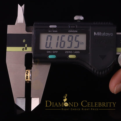 DiamondCelebritees Bugget Earrings 10k Real Yellow Gold 1.50ct Vvs 'D' Color Genuine Moissanite