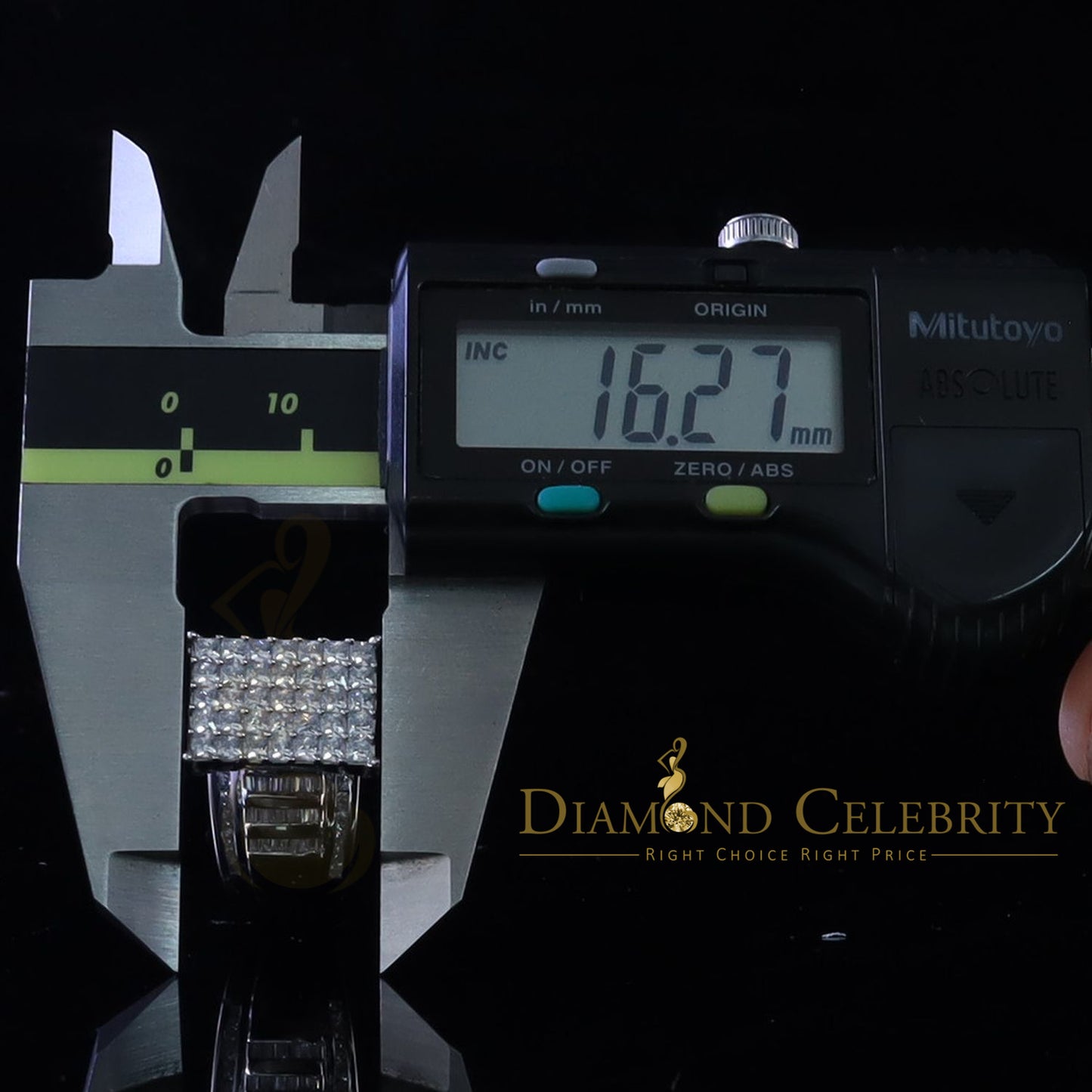 DiamondCelebritees 925 Sterling White Silver Square 4.20ct Cubic Zirconia Womens Ring Size 8
