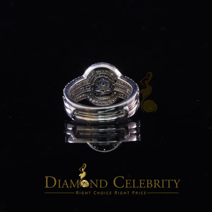 DiamondCelebritees 925 Sterling White Silver 2.50ct Floral Shape Cubic Zirconia Womens Ring SZ 6.5