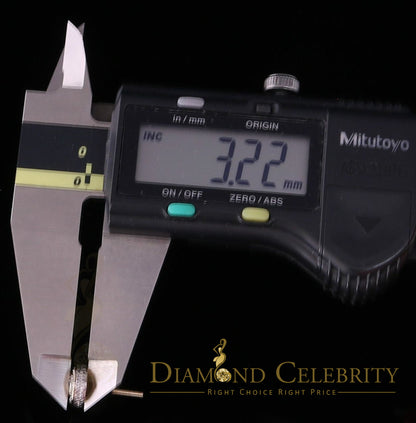 DiamondCelebritees Women's Stud In 925 Yellow Sterling Silver 0.10ct Diamond Stud Men's Earrings