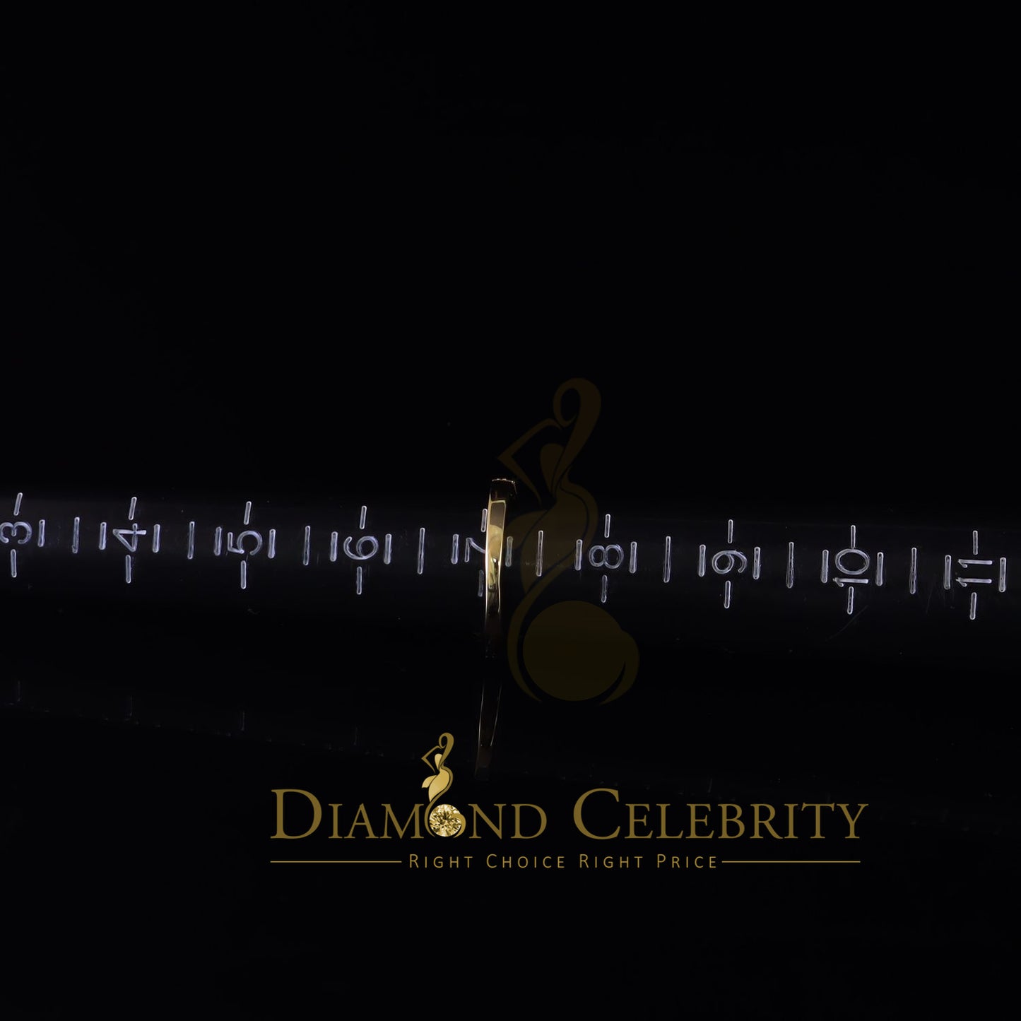 King Of Blings  10K Yellow Gold 2.00CT 'VVS' 'FL' D clr Cushion Cut Moissonite Womens Ring S/7