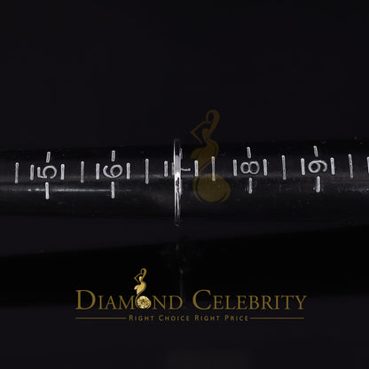 DiamondCelebritees 0.18ct Cubic Zirconia 925Sterling White Silver Saints Womens Fashion Ring Size 7