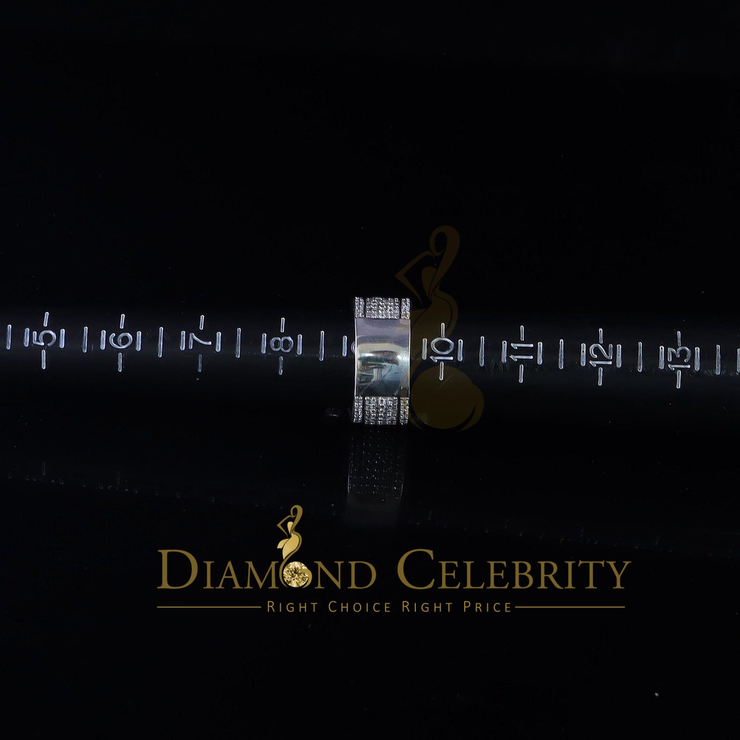 DiamondCelebritees 925 Silver White 7.50ct Cubic Zirconia Oval Engagement Men's Ring Size 9.5