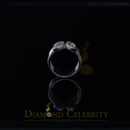 DiamondCelebritees 2.00ct Cubic Zirconia Sterling White Silver Engagement Women's Ring Size 8