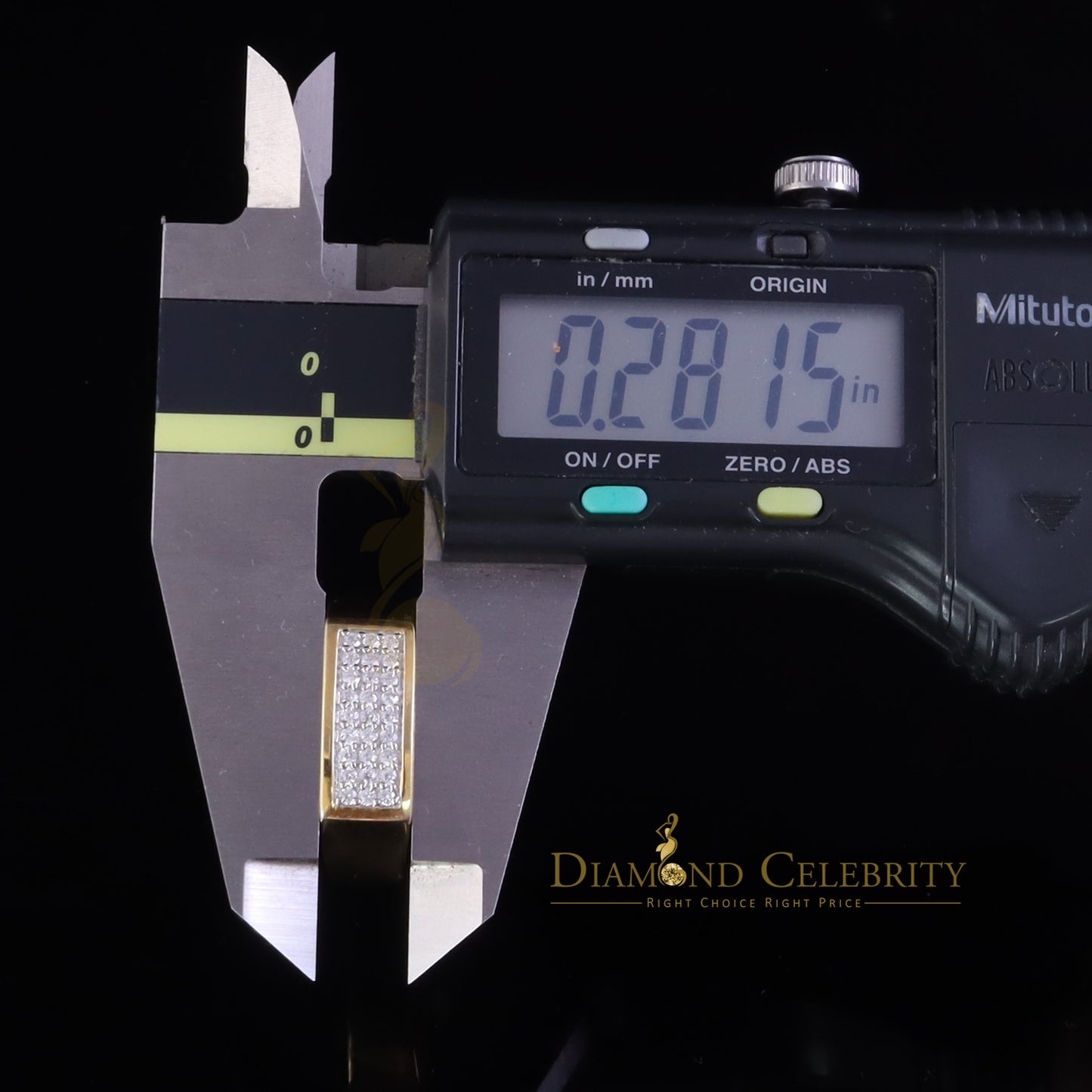 DiamondCelebritees Sterling Mens 0.81ct Yellow Cubic Zirconia Silver Rectangle Fashion Ring Size 9