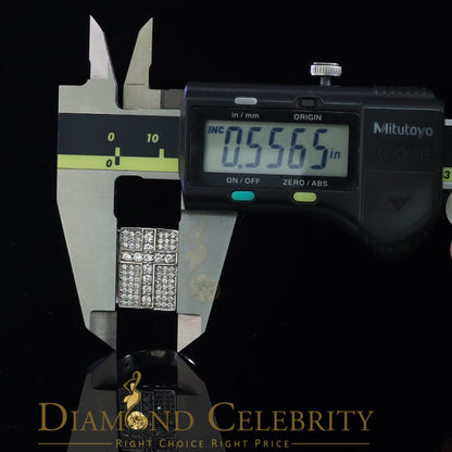 DiamondCelebritees 925 Silver White Cubic Zirconia 2.00ct Wide Square Men's Engagement Ring Size11