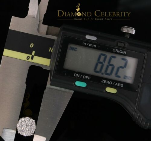 DiamondCelebritees  925 Sterling Yellow Silver 2.0ct Cubic Zirconia Round Women's Stud Earrings