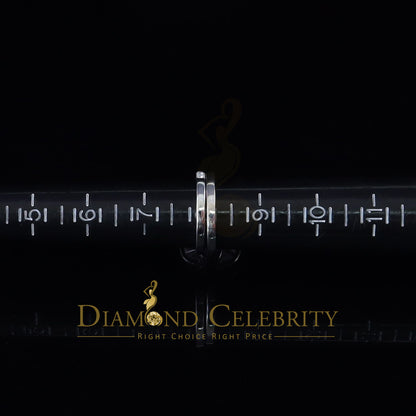 DiamondCelebritees 925 Silver Mens/ Women Bridal Ring Marquise Shape Size 8 White 5.00ct Moissanite