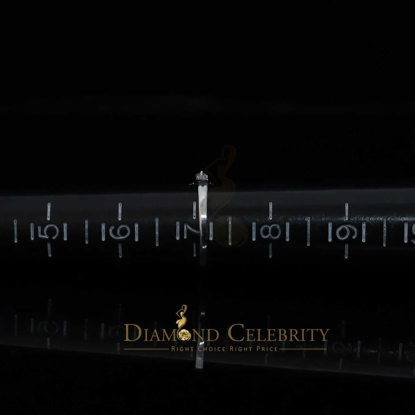 DiamondCelebritees 2.50ct Sterling Silver White Cubic Zirconia Flower Wedding Women's Ring Size 7