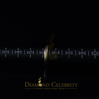 DiamondCelebritees 0.70ct Cubic Zirconia Yellow Sterling Silver Men's/ Women Ring Engagement SZ 6.5