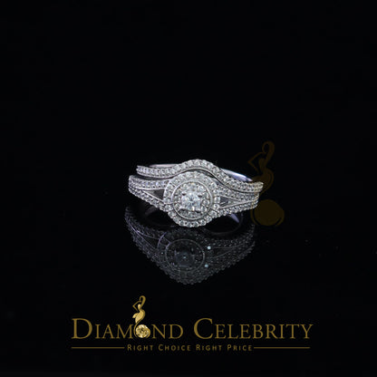 DiamondCelebritees 1.20CT Wedding White Ring For Women 925 Sterling Silver Cubic Zirconia Size 7