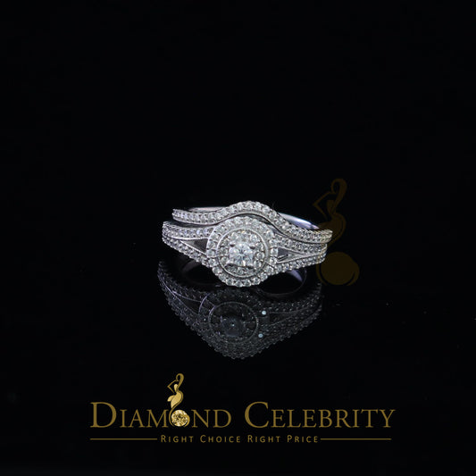 DiamondCelebritees 1.20CT Wedding White Ring For Women 925 Sterling Silver Cubic Zirconia Size 7