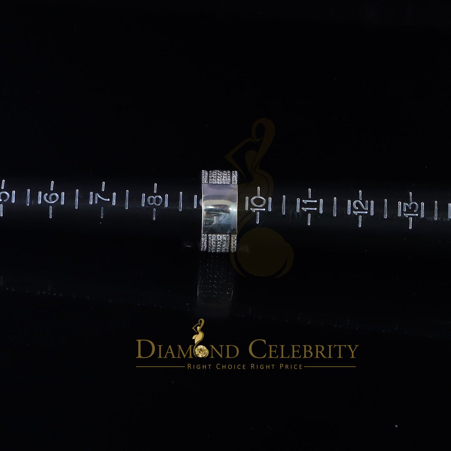 DiamondCelebritees 925 Sterling Silver White 7.50ct Cubic Zirconia Oval Engagement Men's Ring SZ 9