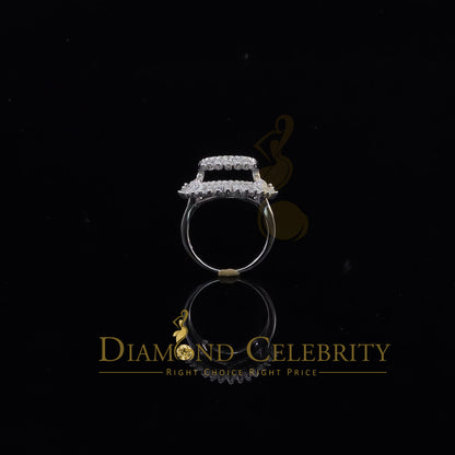 DiamondCelebritees 925 Sterling 1.25ct Cubic Zirconia White Silver Womens Ring Size 8