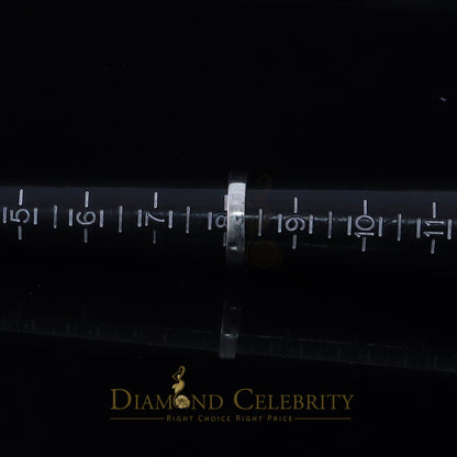 DiamondCelebritees 4.00ct Cubic Zirconia Sterling 925 Silver White Womens Engagement Ring Size 8