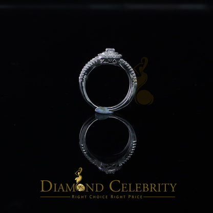 DiamondCelebritees 1.20CT Wedding White Ring For Women 925 Sterling Silver Cubic Zirconia Size 7