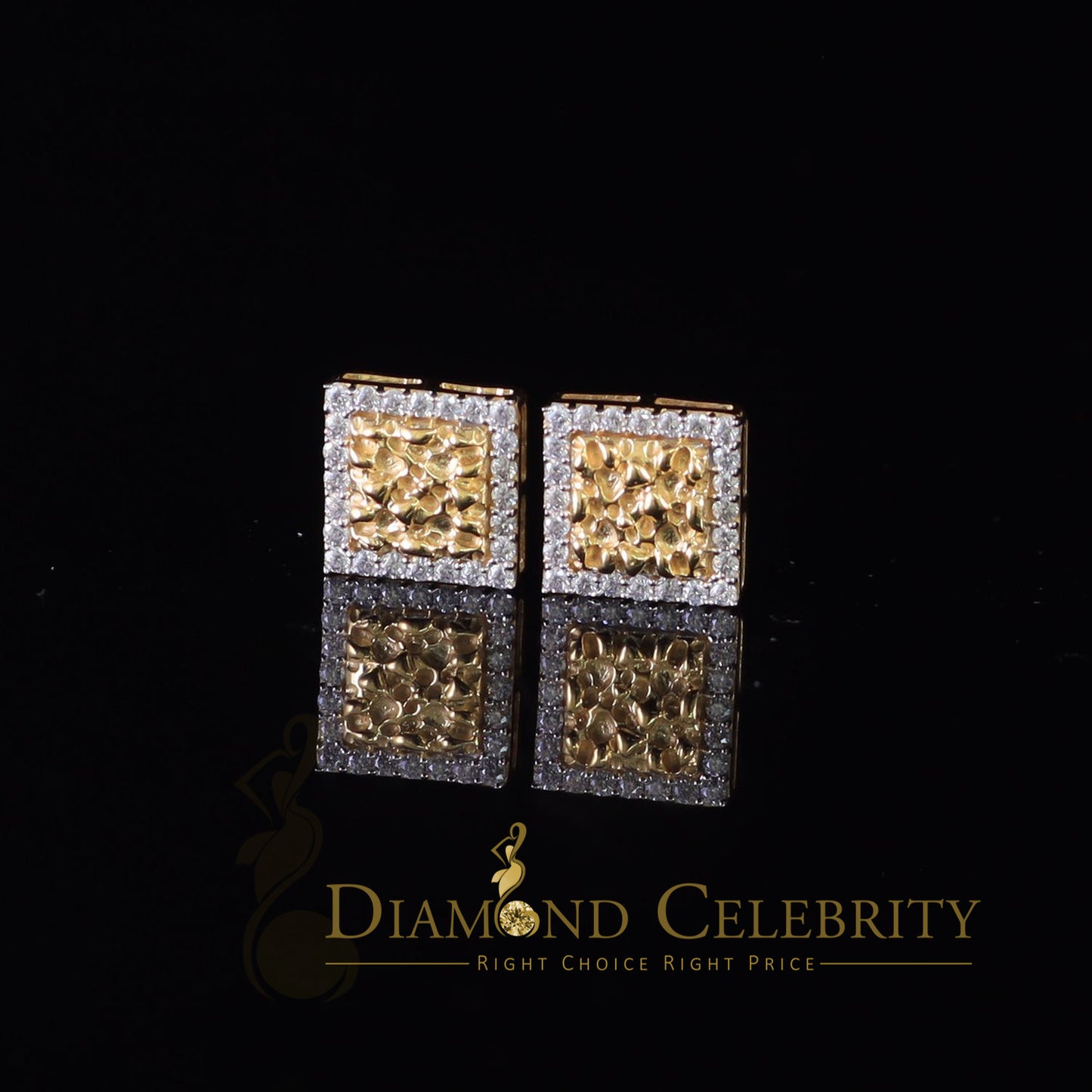 DiamondCelebritees 1.50ct Moissanite White 925 Sterling Silver Women's Hoop Earrings