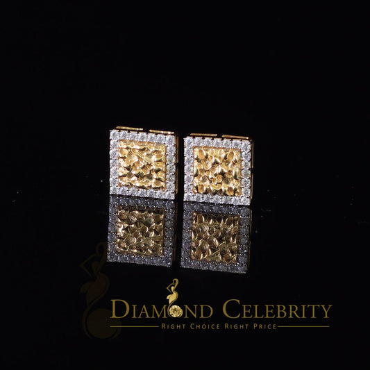 DiamondCelebritees 1.50ct Moissanite White 925 Sterling Silver Women's Hoop Earrings