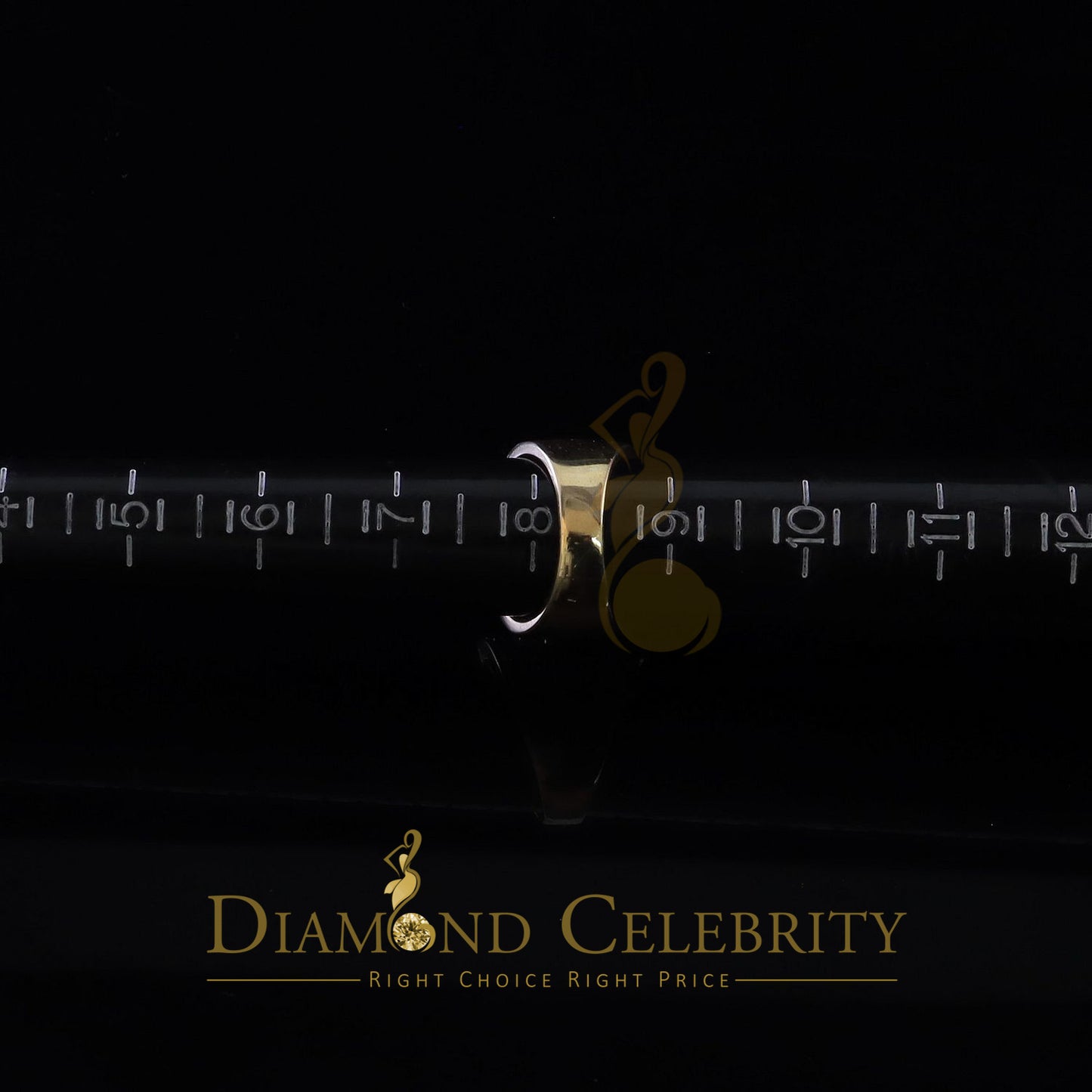 DiamondCelebritees Women's 6.00ct. Cubic Zirconia 925 Yellow Sterling Silver Floral Ring Size 8.5