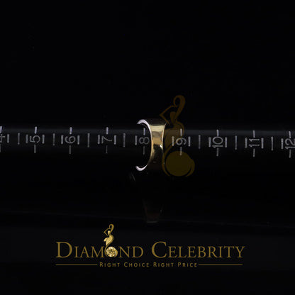 DiamondCelebritees Women's 6.00ct. Cubic Zirconia 925 Yellow Sterling Silver Floral Ring Size 8.5