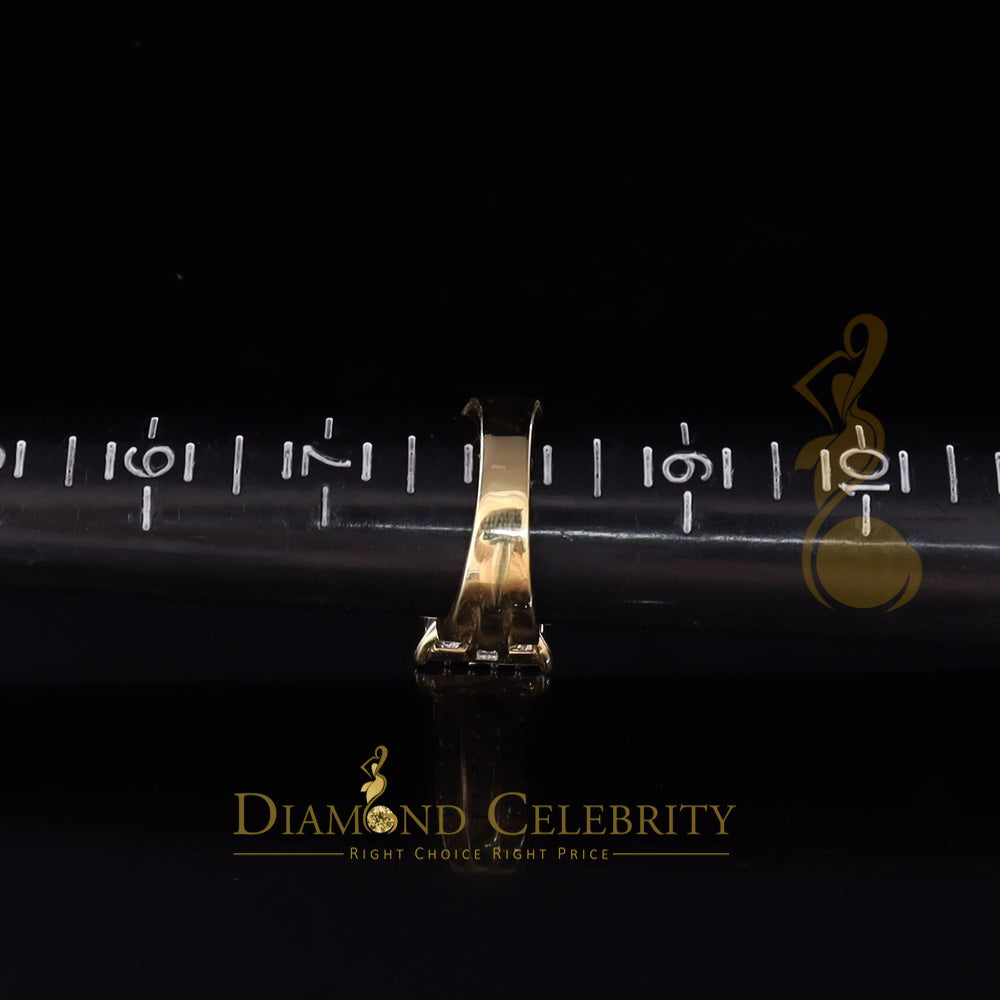 DiamondCelebritees 3.80ct Yellow 925 Silver Cinderella Cubic Zirconia Womens Engagement Ring Size 8