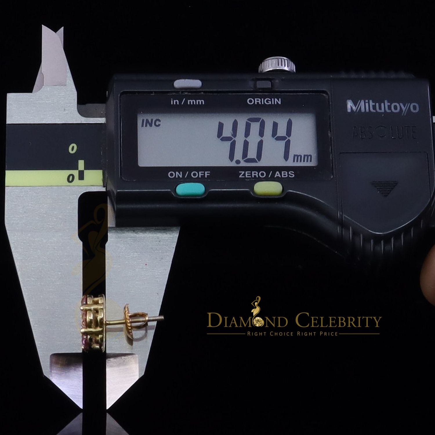 DiamondCelebritees Mens/Women's 925 Silver Yellow 2.25ct VVS D Pink Moissanite Floral Stud Earrings